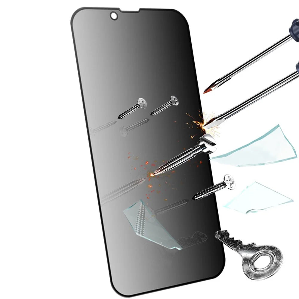 RURIHAI For iPhone 17e / 16e Anti-Spy Full Screen Protector High Aluminum-Silicon Glass - 6