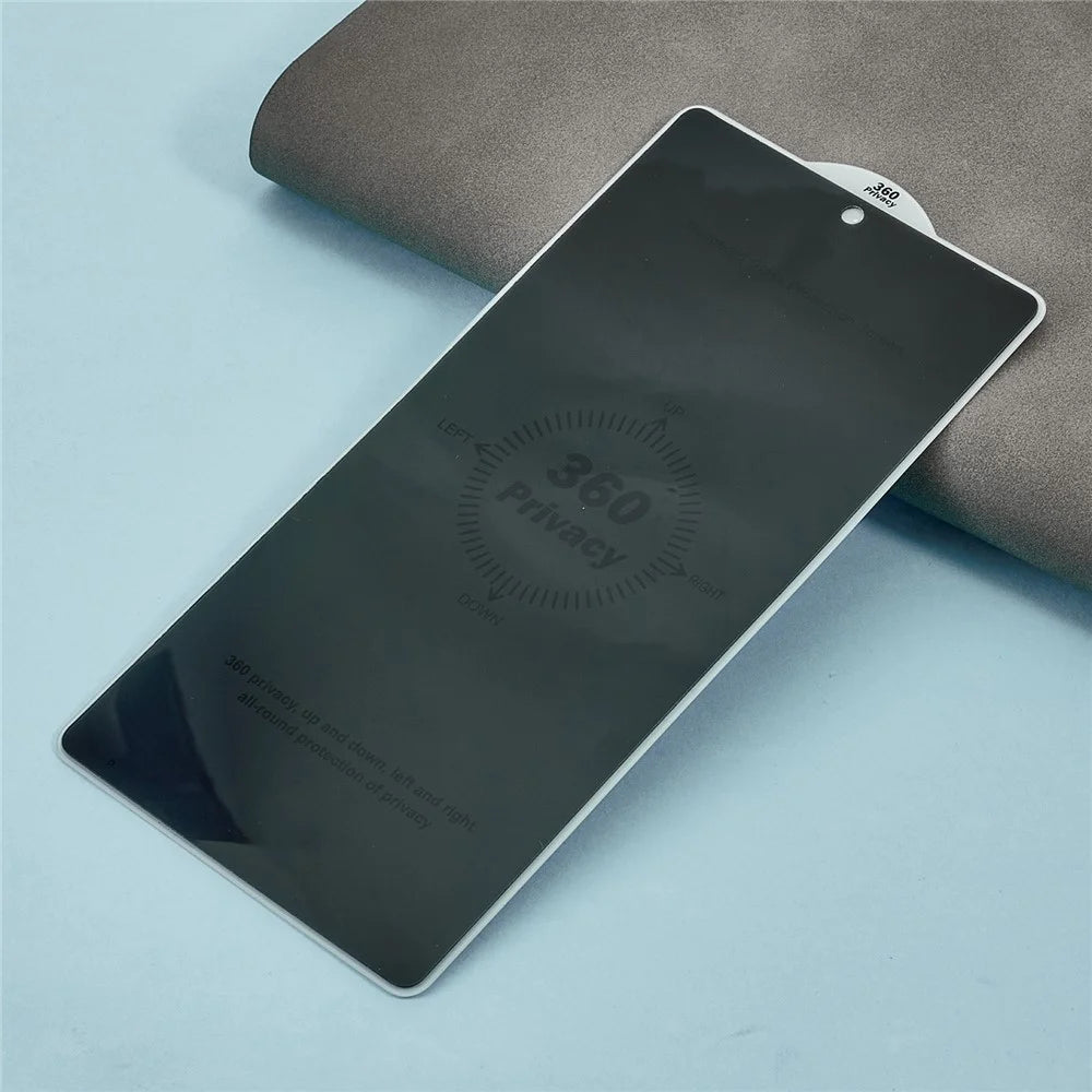 For Samsung Galaxy S25 Ultra Privacy Screen Protector 360° Anti Spy Ultra Thin PET Film (Fingerprint Unlock) - 3