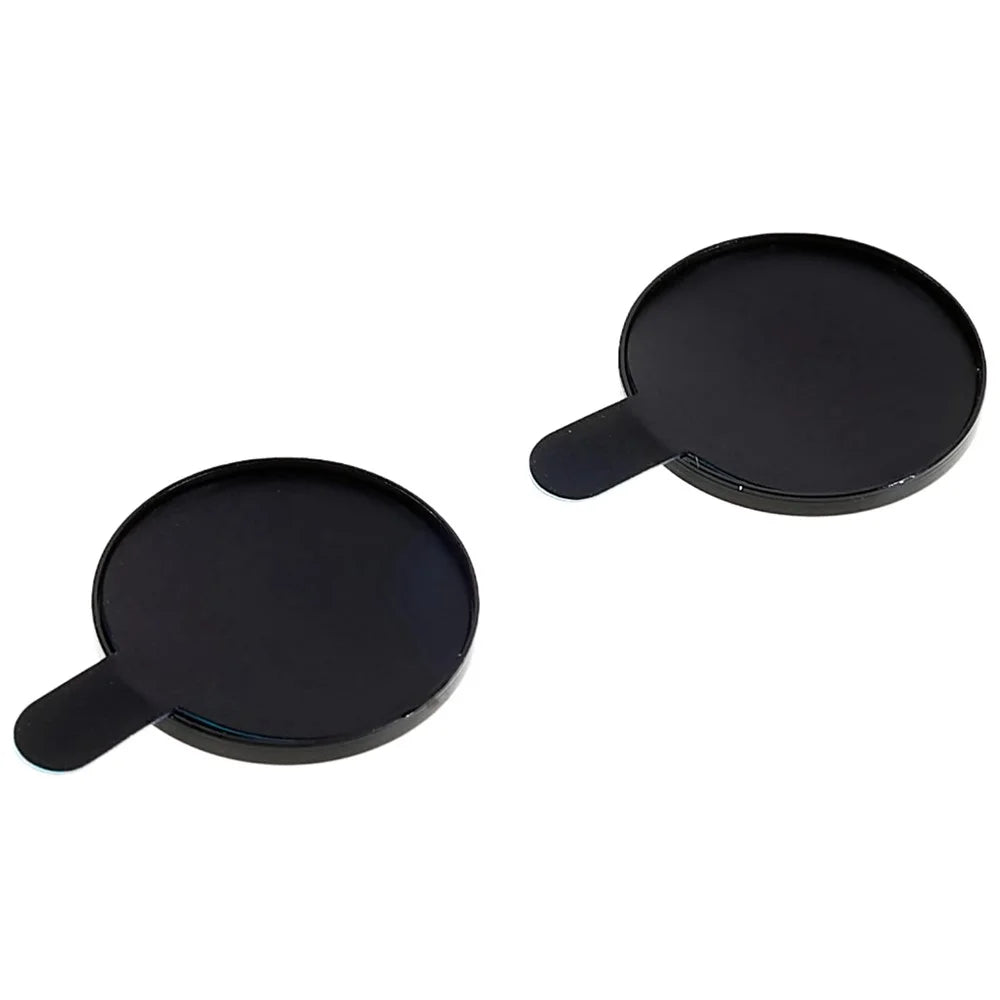 1 Set Camera Lens Film for iPhone 14 / 14 Plus, Tempered Glass Aluminum Alloy Anti-scratch Camera Lens Protector - Black - 3