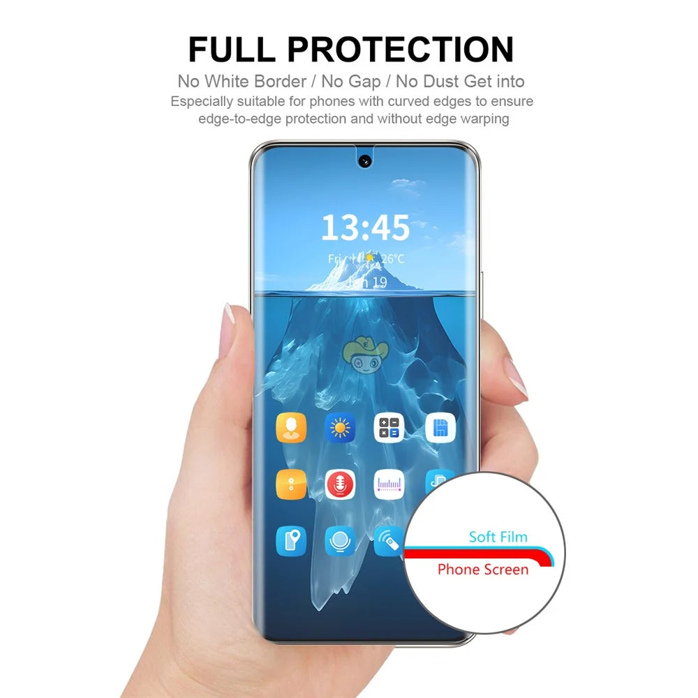 ENKAY HAT PRINCE For Motorola Moto G85 5G / Motorola S50 Neo 5G / Motorola Edge 50 Fusion 5G Screen Protector   Ultra Clear Soft Hydrogel Film - Transparent - 4