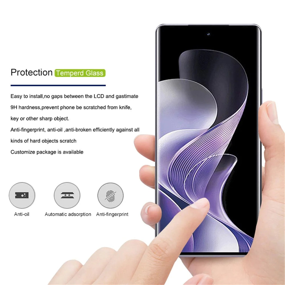MOCOLO For vivo V40 Pro 5G Screen Protector 3D Curved Tempered Glass Film - 5