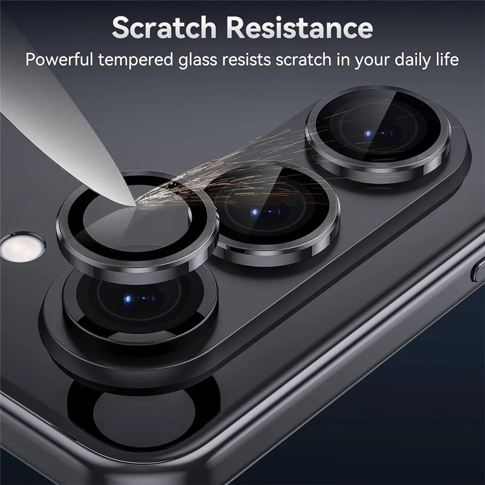 ENKAY HAT PRINCE For Samsung Galaxy Z Fold7 5G Camera Lens Protector  Metal Ring Lens Film - Black - 2