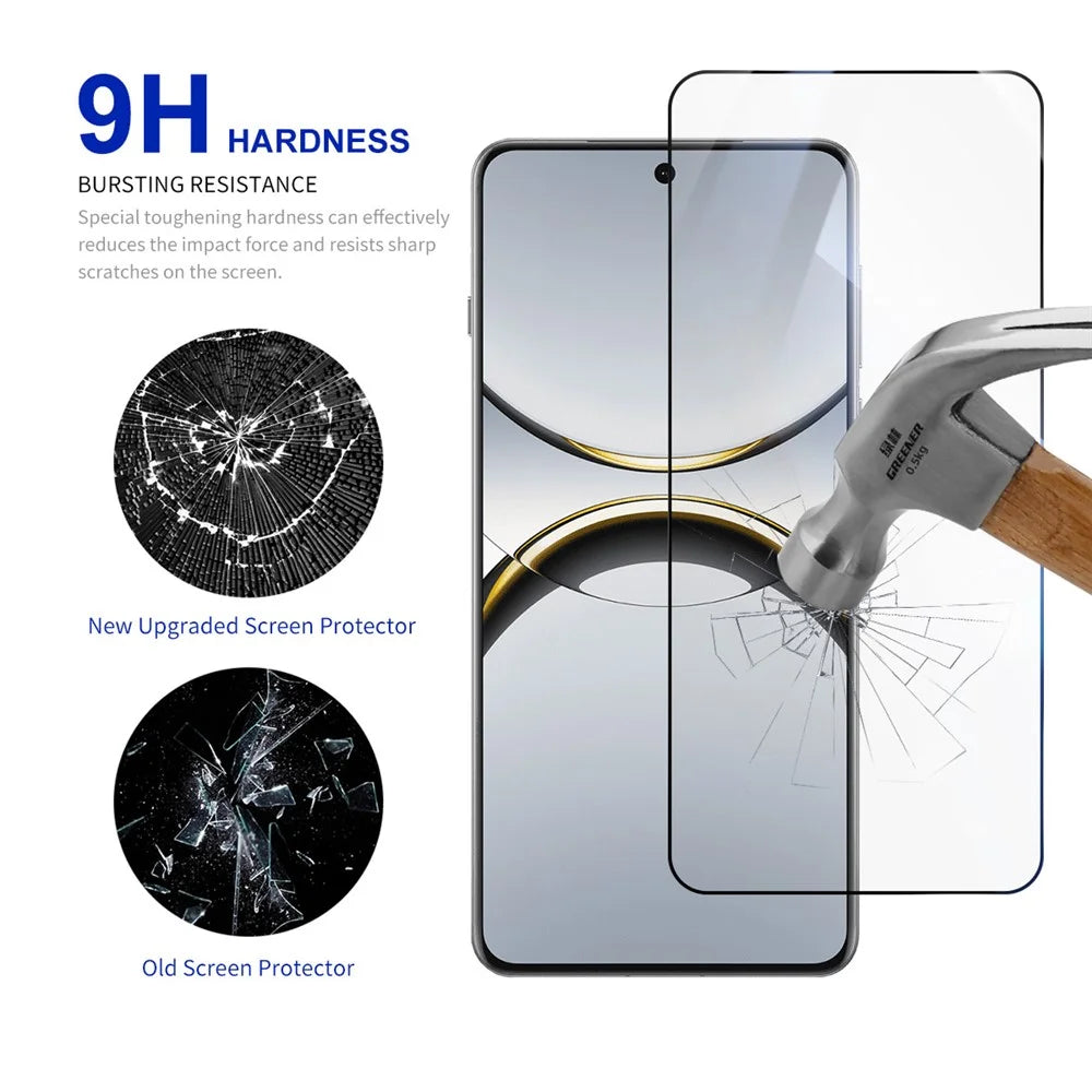 RURIHAI For Oppo Find X8s+ 5G Screen Protector Secondary Hardening High Aluminium-Silicon Glass Film - 4