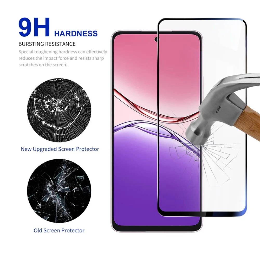 RURIHAI 10Pcs For Oppo A5 Pro 4G (Global) / 5G (Global) /  A5 Energy 5G (China) High Aluminium-Silicon Glass Film 0.26mm 2.5D Screen Protector - 4