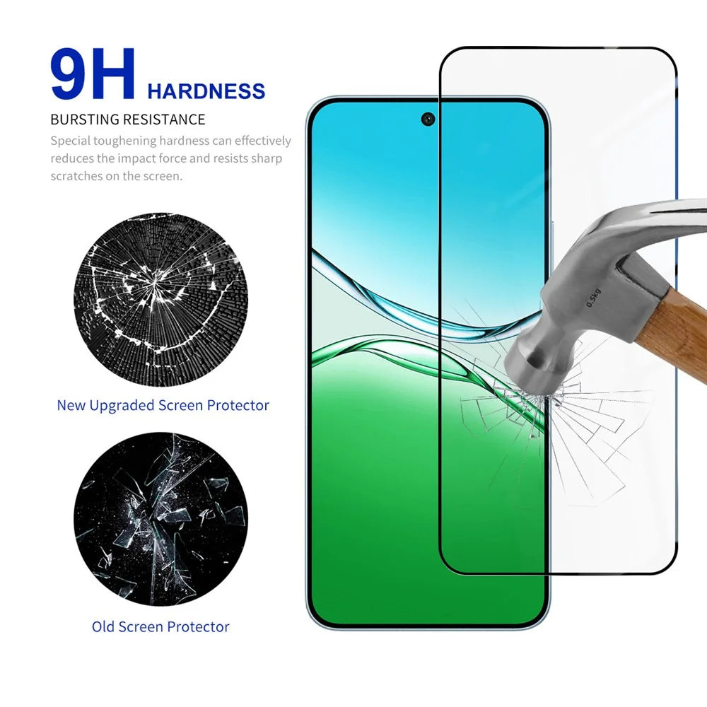 RURIHAI 10Pcs For Oppo A5 5G High Aluminium-Silicon Glass Film 0.26mm 2.5D Screen Protector - 4