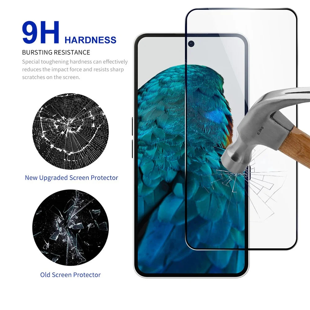 RURIHAI 10Pcs For Nothing Phone (3a) Pro  /  (3a) High Aluminium-Silicon Glass Film 0.26mm 2.5D Screen Protector - 4