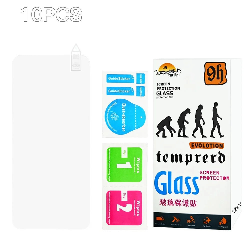 RURIHAI 10Pcs For Oppo Find N5 5G Screen Protector 0.26mm 2.5D High Aluminium Silicon Glass Film - 7