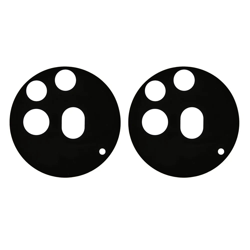 2Pcs For Nothing Phone (3a) Pro Camera Lens Protector 2.5D Arc Edge Silk Printing Tempered Glass Rear Lens Film - 2