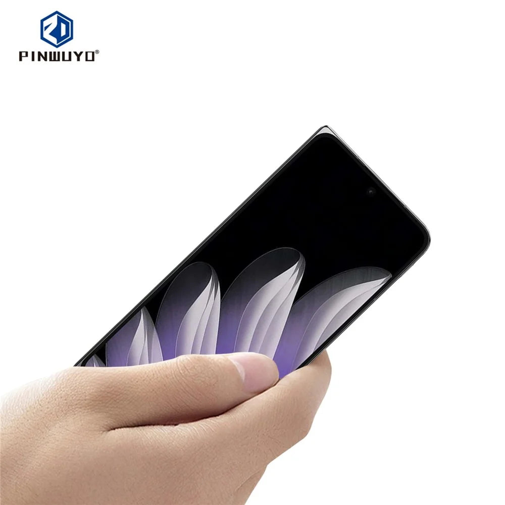 PINWUYO For Oppo Find N5 5G Tempered Glass Film  JK Series-2 9H Full Screen Protector - Black - 2