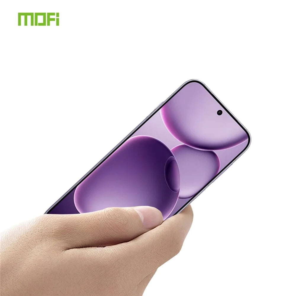 MOFI For Oppo Find X8s+ 5G Screen Protector  9H Full Glue Full Coverage High Aluminum-Silicon Glass Film - Black - 2