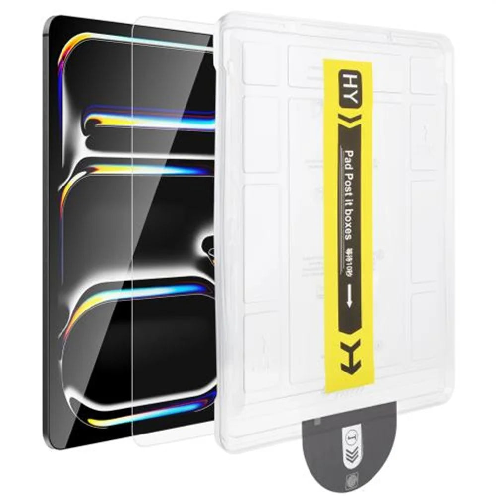 For iPad (2025)  /  10.9 (2022) Screen Protector Tempered Glass HD Film with Automatic Dust Removal Tool - 1