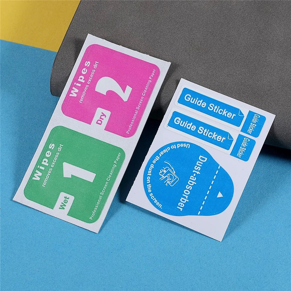 For Oppo Pad 4 Pro Screen Protector 2.5D Straight Edge Anti-Scratch Tempered Glass Full Cover Film - 3