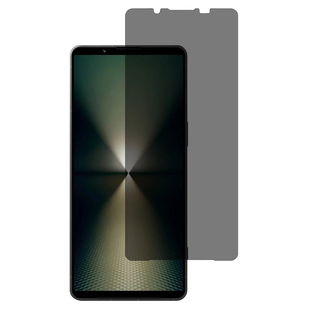 For Sony Xperia 1 VII 180 Degree Privacy Screen Protector 180-Degree Anti-Spy Tempered Glass Full Coverage Film - 1