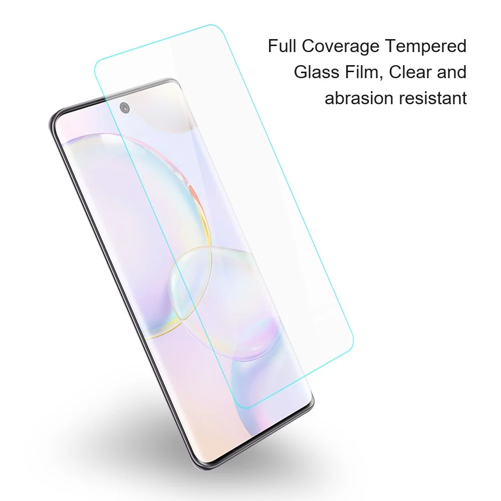 AMORUS For Honor X70i Front Screen Protector 2.5D Arc Edge 9H High Aluminum-Silicon Glass Film - 3
