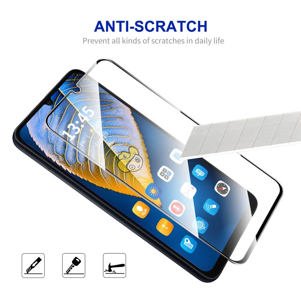ENKAY HAT PRINCE For Samsung Galaxy M06 5G / Galaxy F06 5G HD Clear Film   Tempered Glass Screen Protector with Installation Tool - Transparent - 5