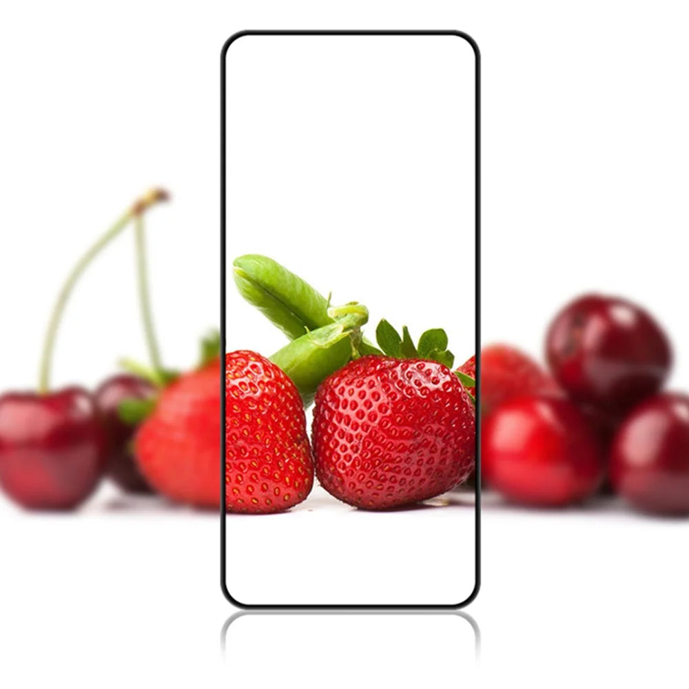MOCOLO For Realme 14 5G / 14T 5G Screen Protector Anti-Shatter Silk Printing Tempered Glass Film - Black - 4
