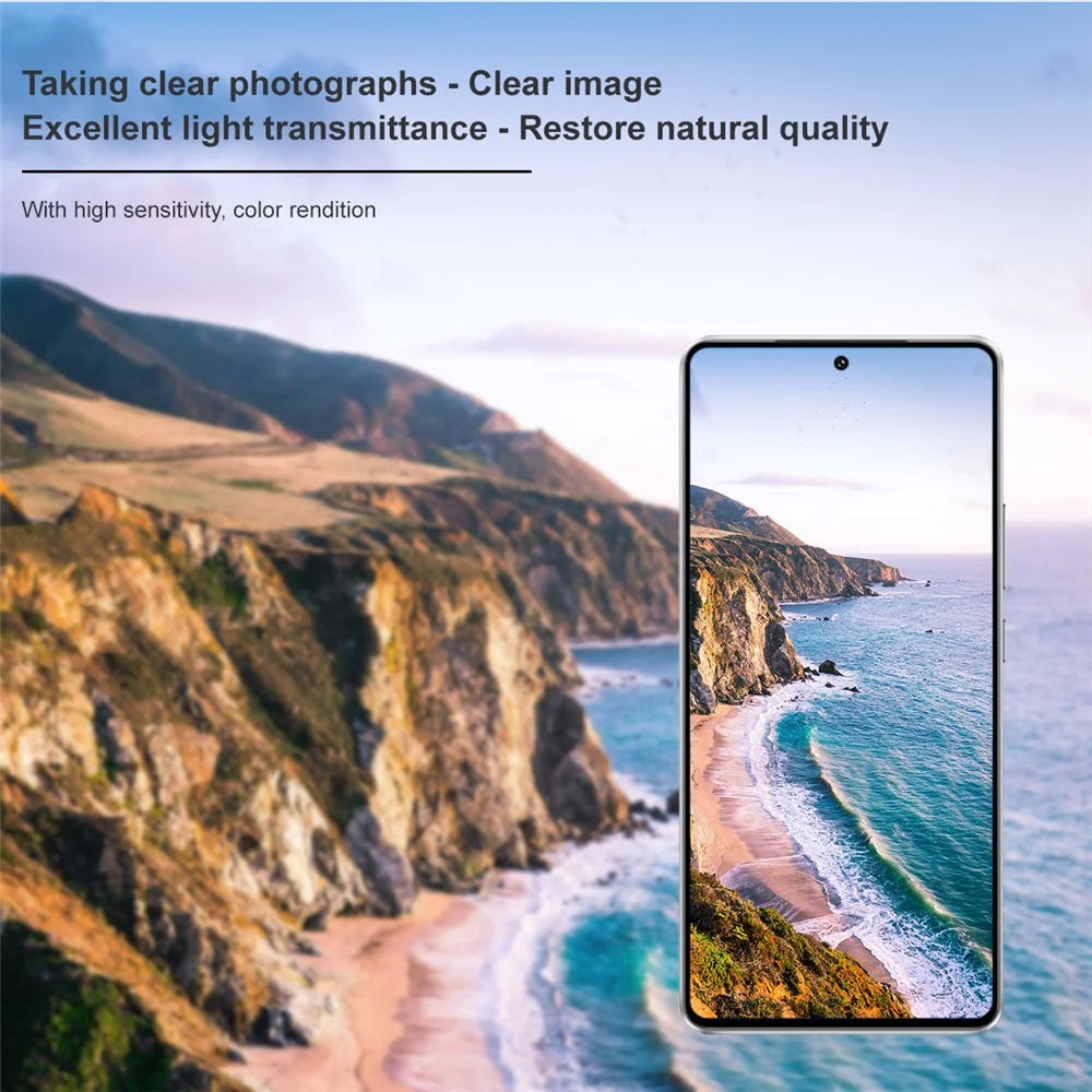 IMAK For vivo iQOO Z10 Turbo Pro 5G / Z10 Turbo 5G Tempered Glass Camera Lens Protector with Self Positioning Frame (Black Version) - 7