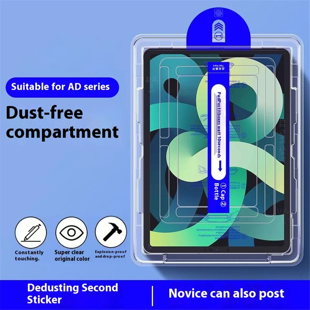 For iPad Pro 13 (2025) / 13 (2024) Screen Protector Tempered Glass with Dust-Free Auto Alignment Applicator - 3