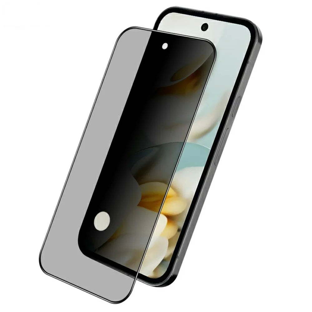 IMAK For Google Pixel 9a Privacy Tempered Glass Screen Protector Fingerprint Unlock Compatible Anti Spy Film - 2