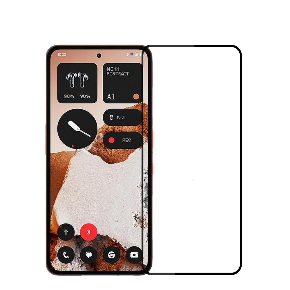 PINWUYO For Nothing CMF Phone 2 Pro Tempered Glass Film  JK Series-2 9H Full Screen Protector - Black - 1