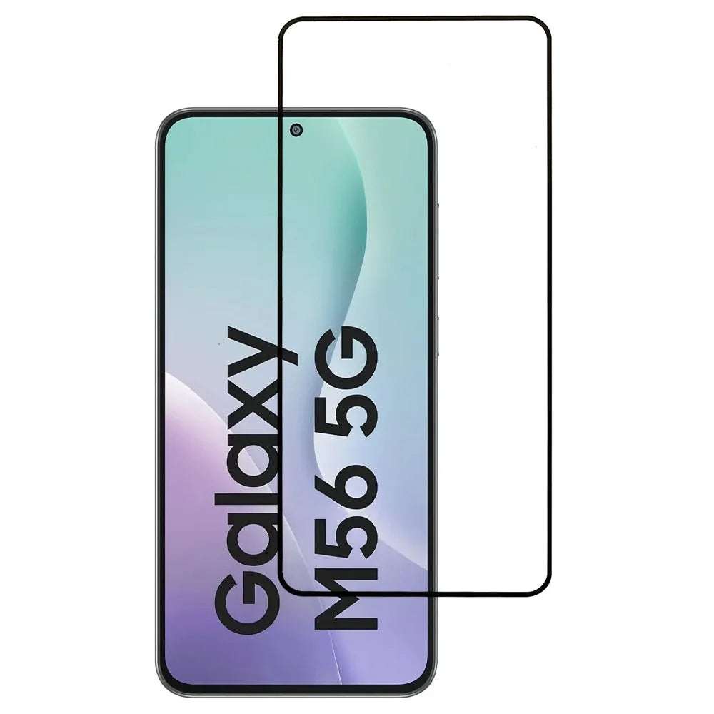 Screen Protector For Samsung Galaxy M56 5G  /  F56 5G Silk Printing Full Glue HD Clear Screen Film - 1