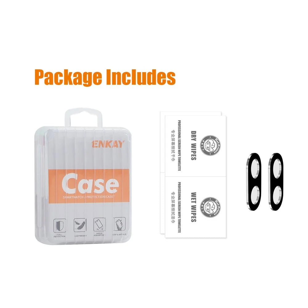 ENKAY HAT PRINCE For Samsung Galaxy Z Flip7 5G 2Pcs Camera Lens Protector  Integrated Tempered Glass Lens Film - Black - 6