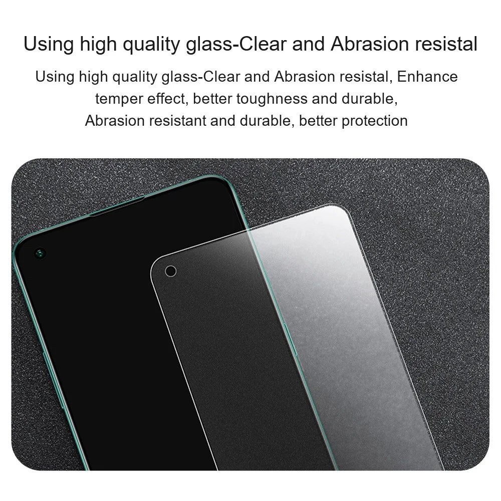 AMORUS For OnePlus 10T 5G / Ace Pro 5G Anti-fingerprint Anti-scratch Film 9H 2.5D Arc Edge High Aluminum-silicon Glass Screen Protector - 7