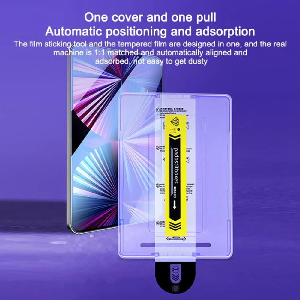 For Lenovo Tab K9  /  Tab One Screen Protector Tempered Glass HD Film with Automatic Dust Removal Tool - 3