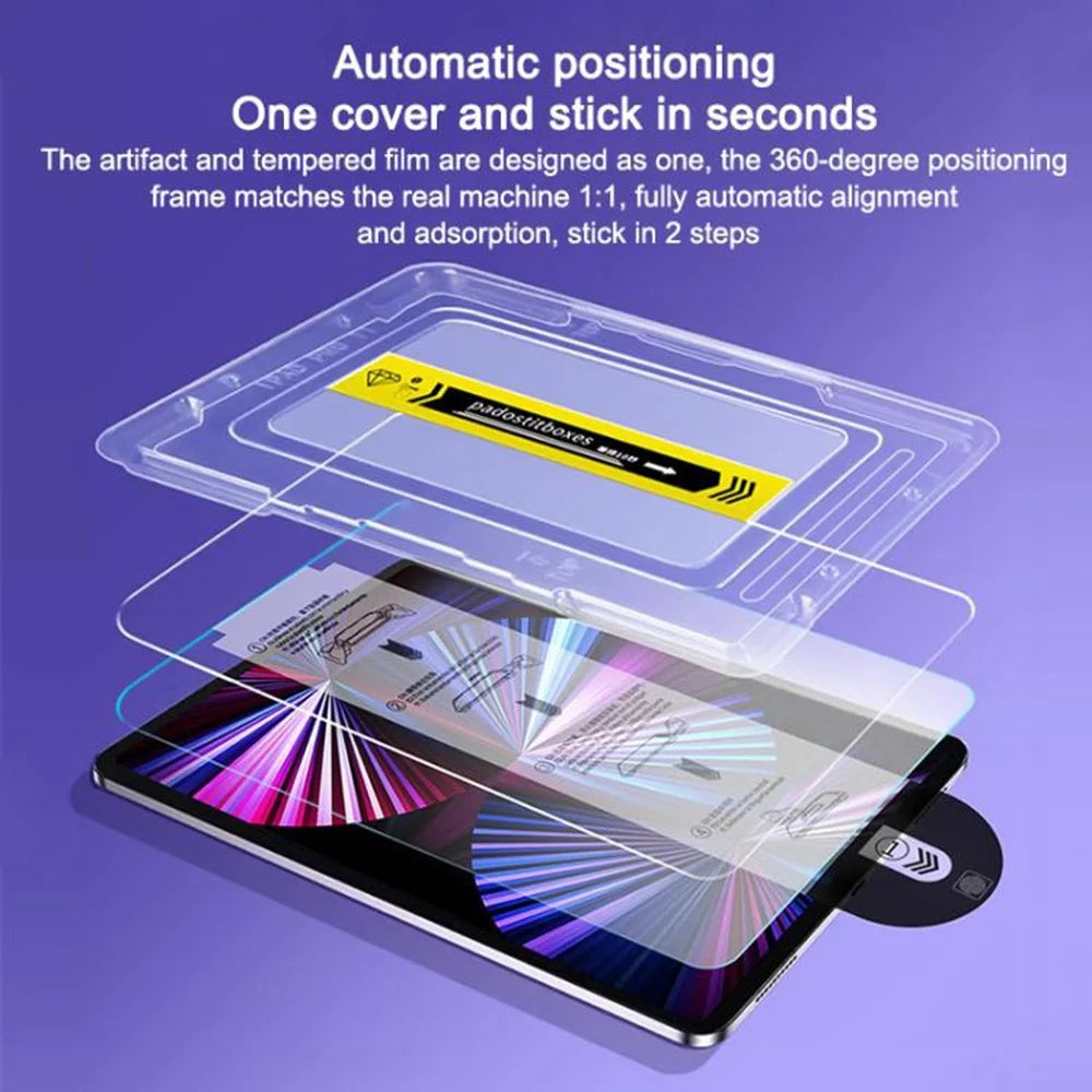 For Lenovo Tab K9  /  Tab One Screen Protector Tempered Glass HD Film with Automatic Dust Removal Tool - 4