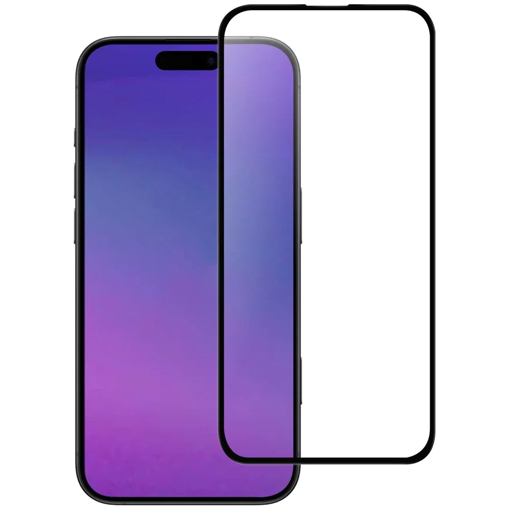 For iPhone Air AGC Tempered Glass with Black Edge Full Glue Full Coverage Screen Protector - 1