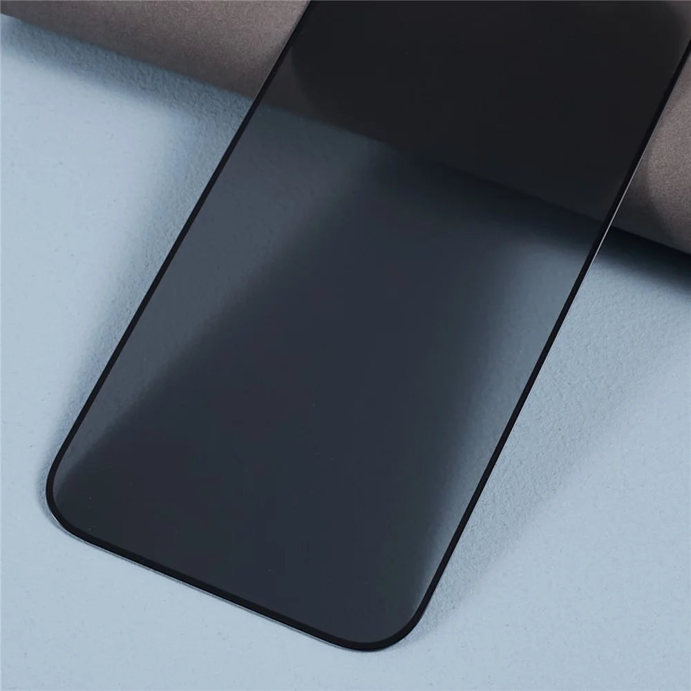 For iPhone 17 Anti-Peep Tempered Glass Full Covering Silk Printing Screen Protector - 5