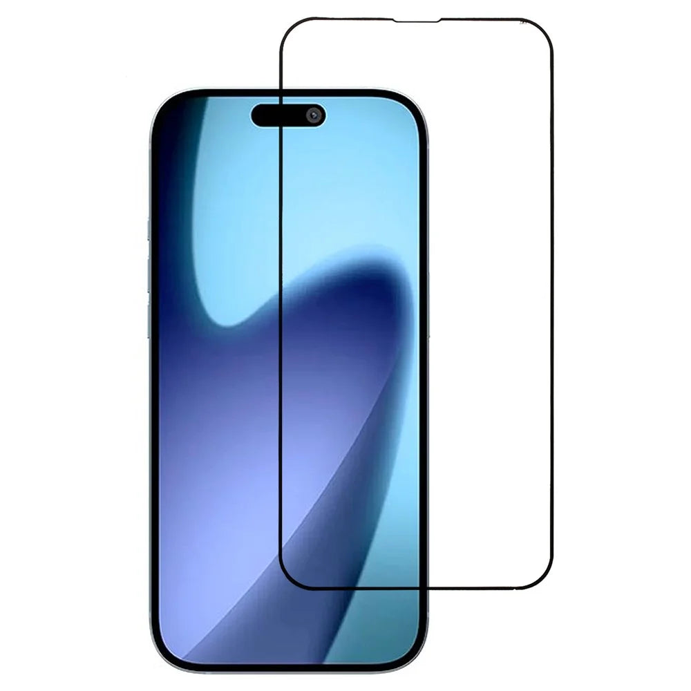 For iPhone 17 Screen Protector Silk Printing Full Glue Tempered Glass Screen Film - 1
