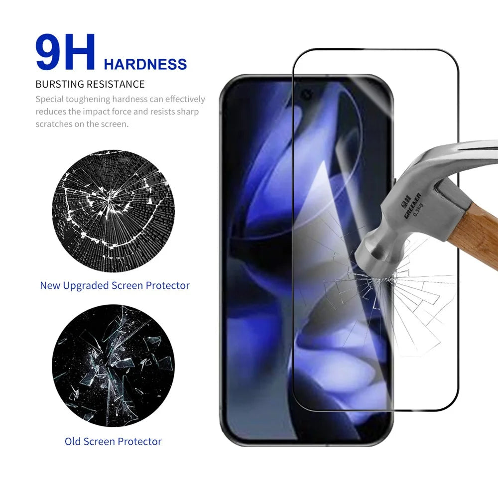 RURIHAI 10Pcs For Google Pixel 10 Pro XL High Aluminium-Silicon Glass Film 0.26mm 2.5D Screen Protector - 3