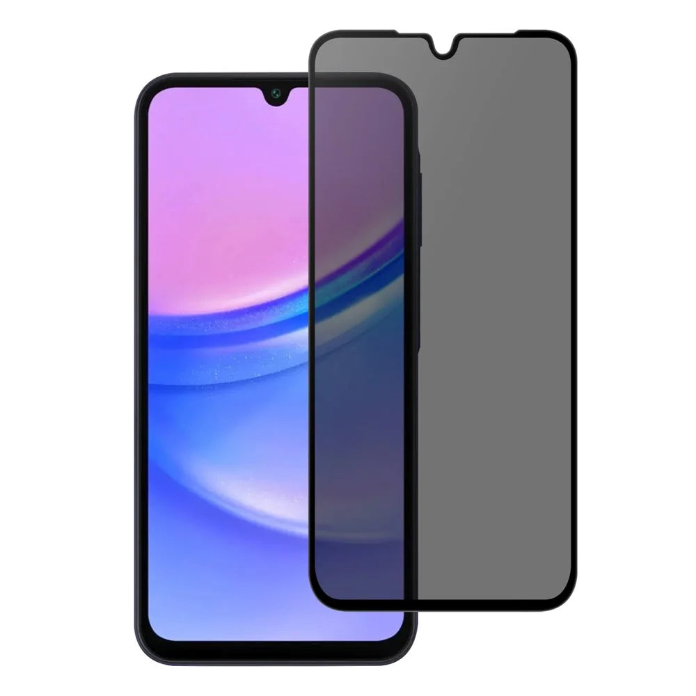 For Samsung Galaxy A08 5G / A08 4G / A07 5G / A07 4G / A06 5G / A06 4G Tempered Glass Screen Protector 2.5D Arc Edge Anti-Spy Film - 1