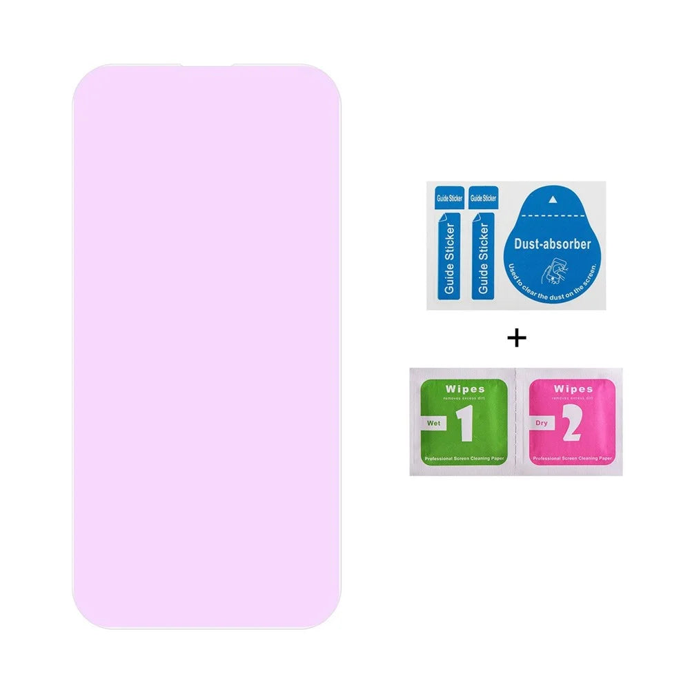 JUNSUNMAY 25Pcs For iPhone 15 Tempered Glass Screen Protector Anti Blue Ray Eye Protection HD Clear Film - 5