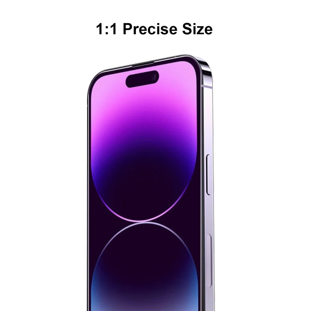 JUNSUNMAY 25Pcs For iPhone 15 Pro Max Tempered Glass Screen Protector Anti Blue Ray Eye Protection HD Clear Film - 3