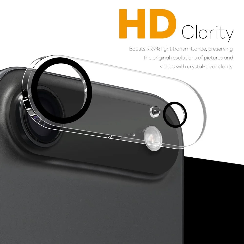 NORTHJO For iPhone Air Camera Lens Protector Black Circles 3D Full Coverage Clear Tempered Glass Lens Film - 2