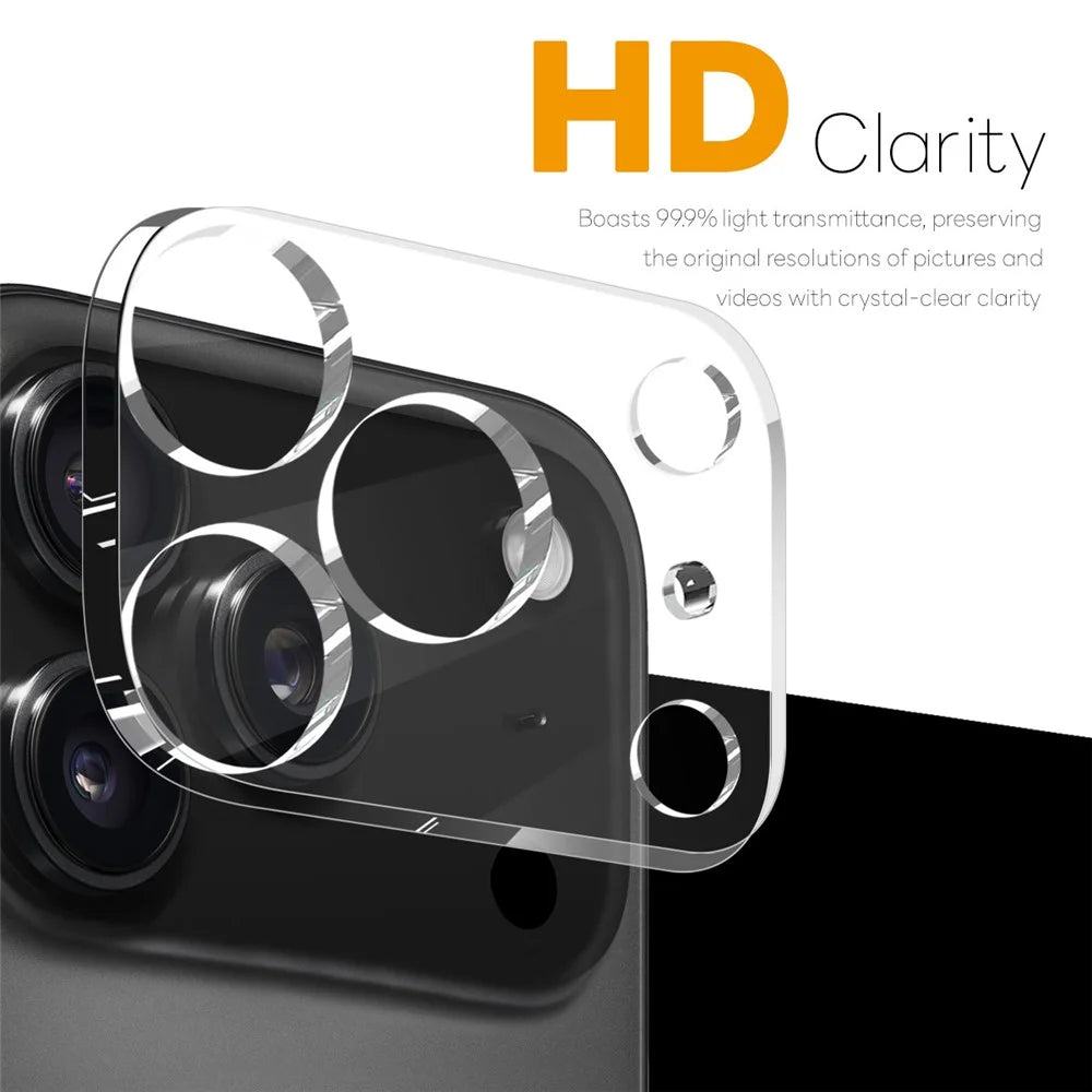NORTHJO 2Pcs For iPhone 17 Pro Camera Lens Protector Tempered Glass Clear Lens Film 3D Full Coverage - 2