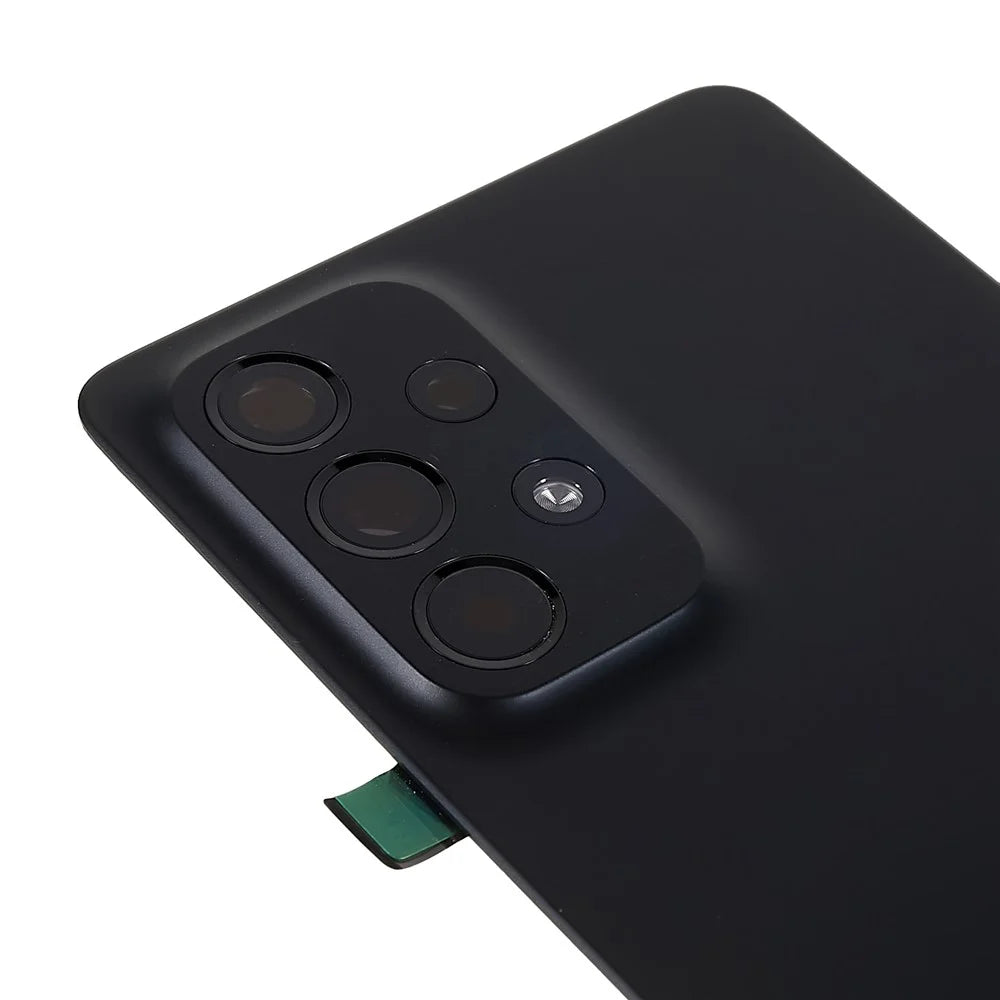 For Samsung Galaxy A53 5G A536 OEM Battery Housing with Adhesive Sticker + Camera Lens Cover - Black - 5