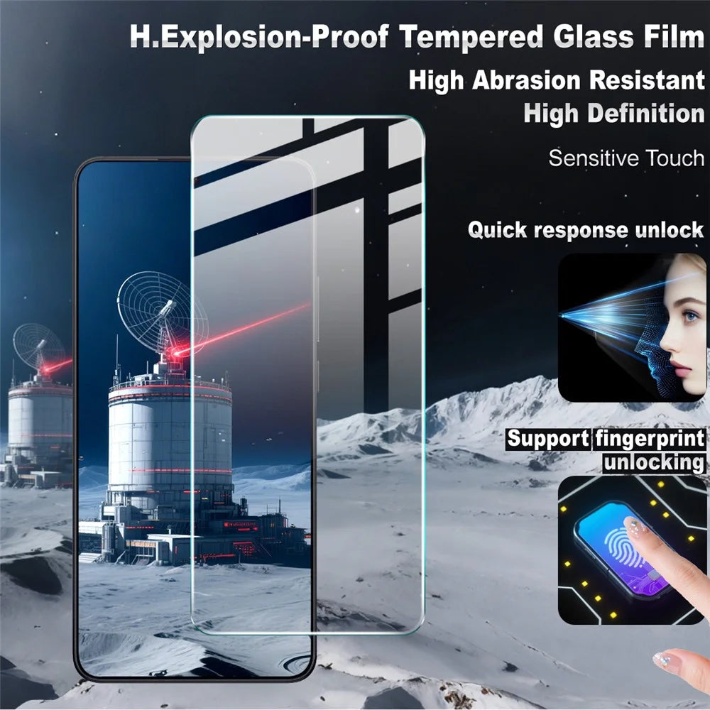IMAK H Series For OnePlus Nord 5 5G / Ace 5 Ultra 5G Screen Protector Tempered Glass HD Clear Film (Fingerprint Unlock) - 3
