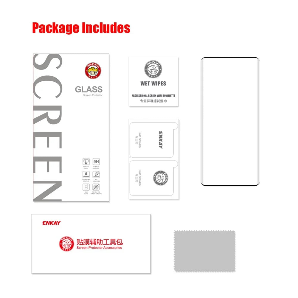 ENKAY HAT PRINCE For Honor 400 Pro 5G (Global) Tempered Glass   Screen Protector 3D Curved Clear Screen Film - Transparent - 7