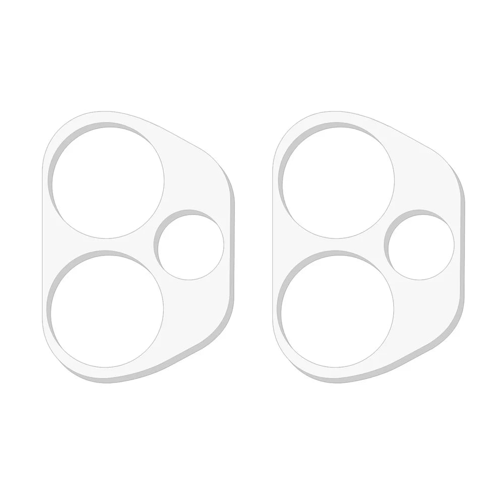 2Pcs For Honor 400 5G (Global) Camera Lens Protector 3D Arc Edge Anti-Scratch Tempered Glass Lens Film - 2