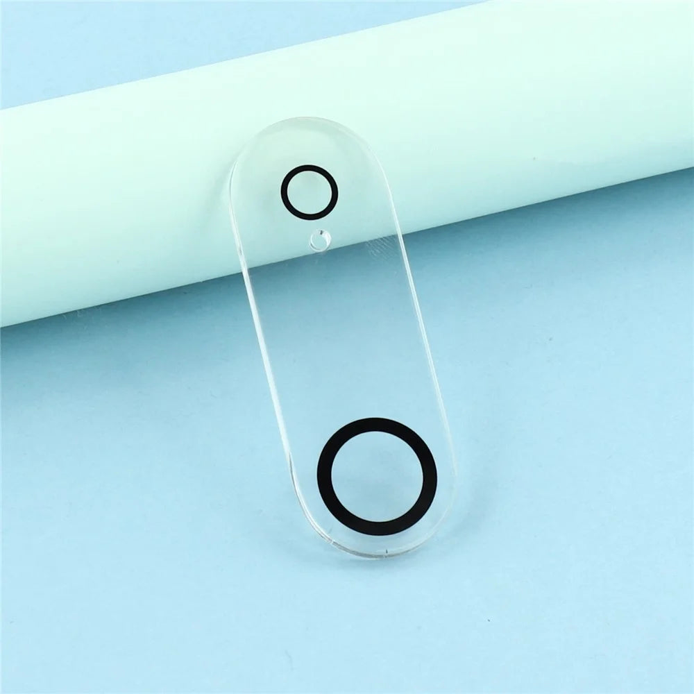 For iPhone Air Camera Lens Protector with Black Circle Design Tempered Glass Lens Film - 3