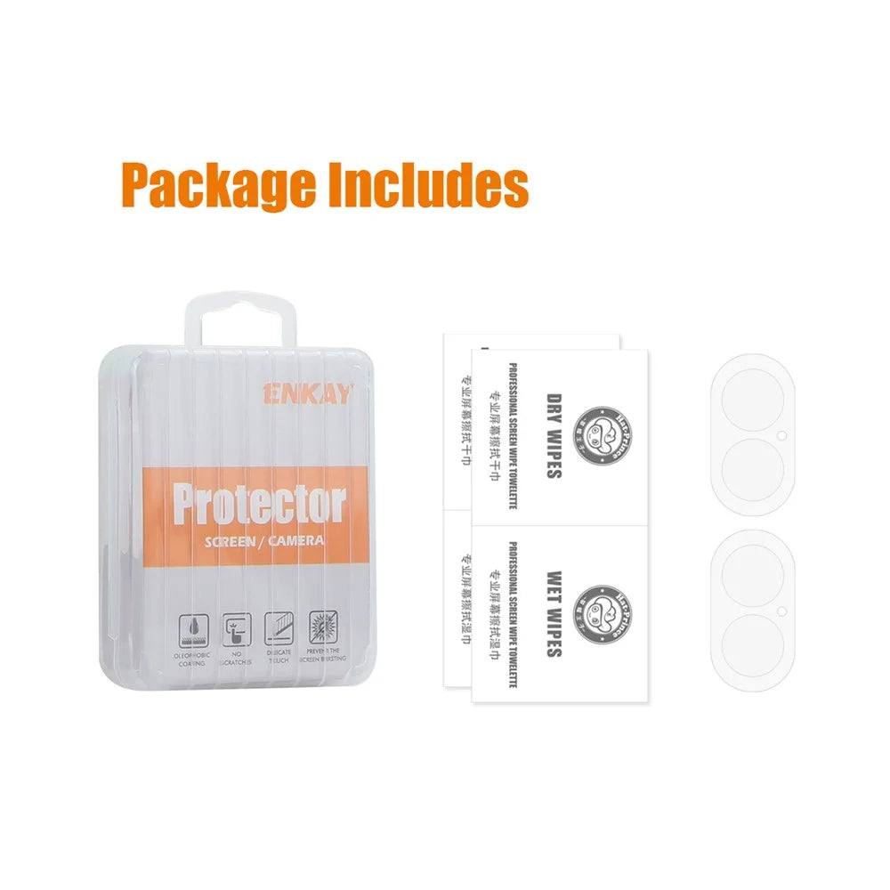 ENKAY HAT PRINCE For iPhone 17 2Pcs Camera Lens Protector  Integrated Tempered Glass Lens Film - Transparent - 6