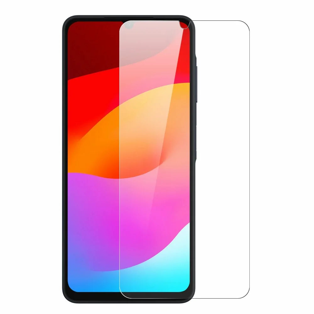 NORTHJO 2Pcs A+ Clear Screen Protector for Samsung Galaxy A08 4G / A07 4G / A06 4G / A06 5G Shatterproof 0.3mm 2.5D Tempered Glass Film - Transparent - 2