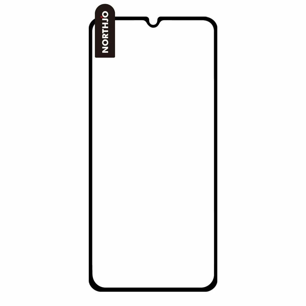NORTHJO 2Pcs A+ Phone Screen Protector for Samsung Galaxy A18 4G / A17 5G / A17 4G / A26 5G / A16 5G / A16 4G 0.3mm 2.5D High Aluminum-silicon Glass Silk Printing Film - 3