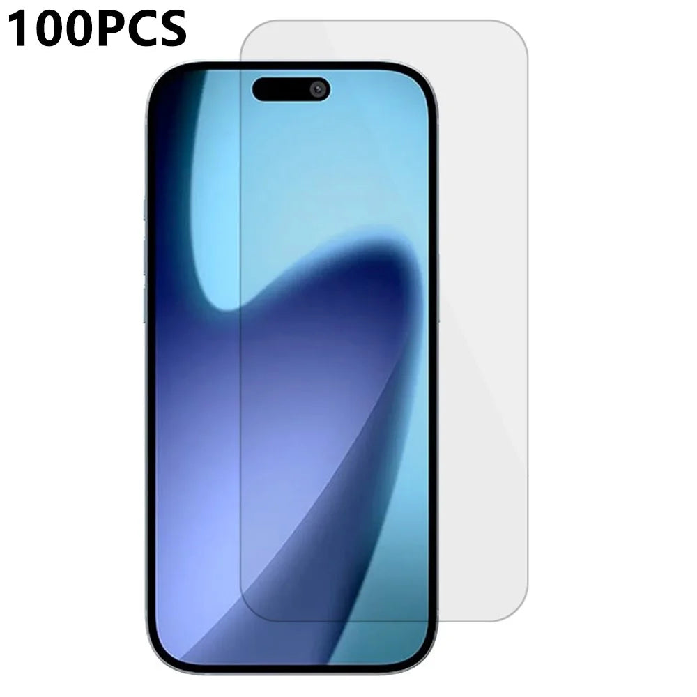 100Pcs / Pack For iPhone Air Screen Protector 0.25 Arc Edge Tempered Glass HD Clear Film - 1
