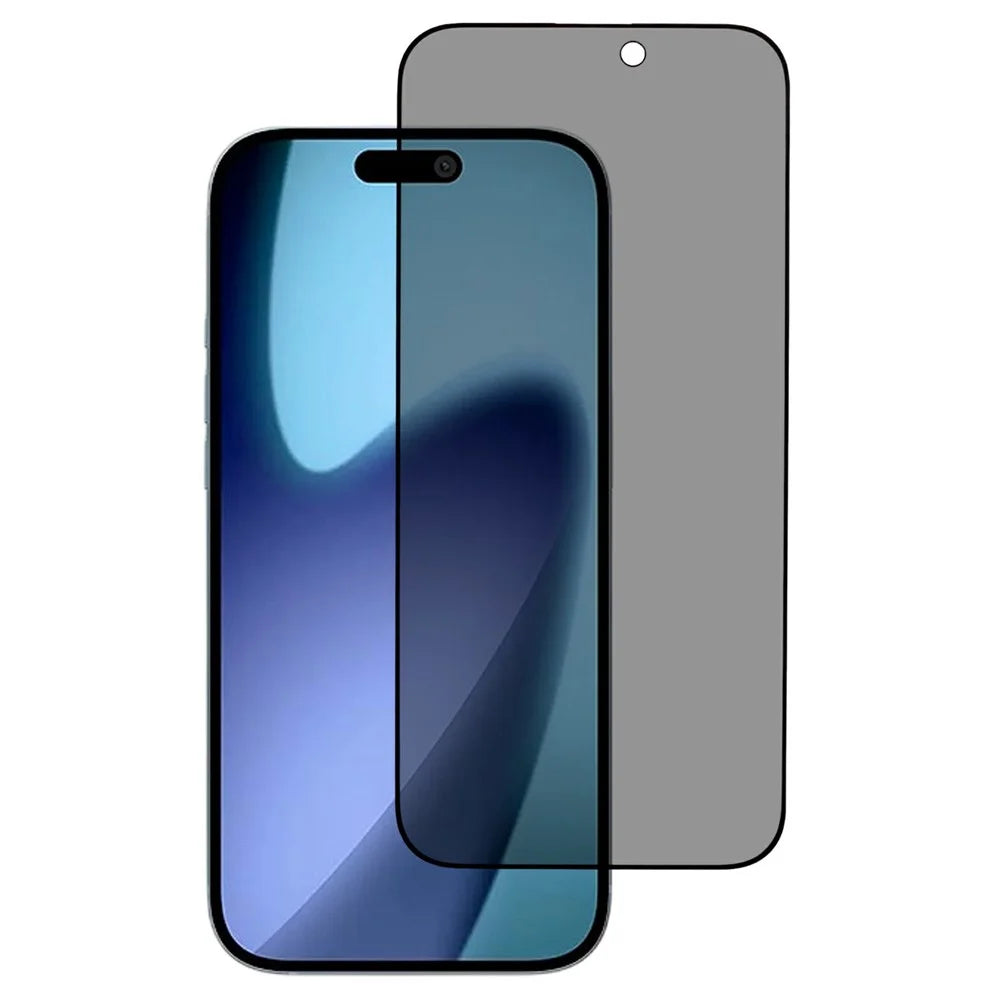 For iPhone 17 Tempered Glass Film Anti-Peep Privacy Protection Screen Protector Full Glue - 1