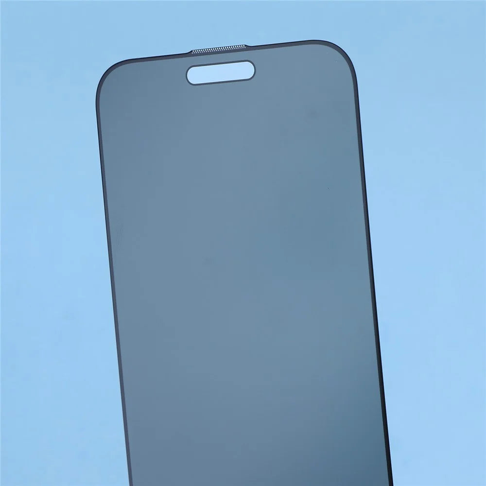 For iPhone Air Privacy Screen Protector Full Glue Anti-Spy Tempered Glass Film with Dust-Proof Mesh - 5