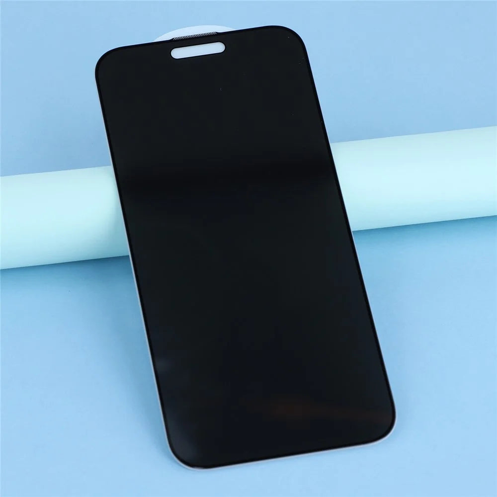 For iPhone 17 Privacy Screen Protector Full Glue Anti-Spy Tempered Glass Film with Dust-Proof Mesh - 3